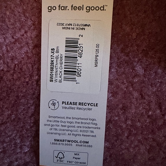 SmartWool Merino Wool Baselayer Pants - Size Extra Small - Picture 7 of 7